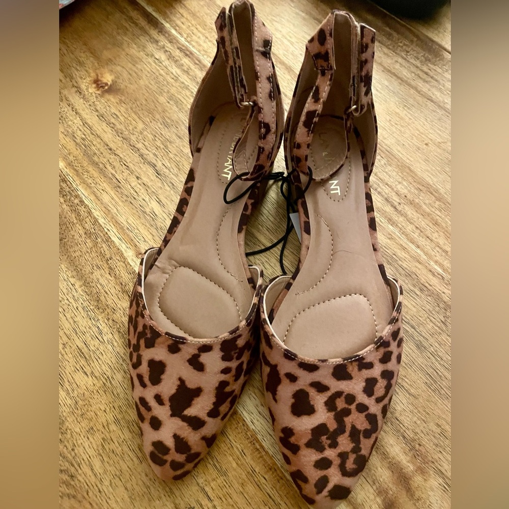 Lane Bryant Dream Cloud Leopard Print Block Heel